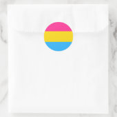 Pansexual-Circle-Aufkleber Runder Aufkleber (Tasche)