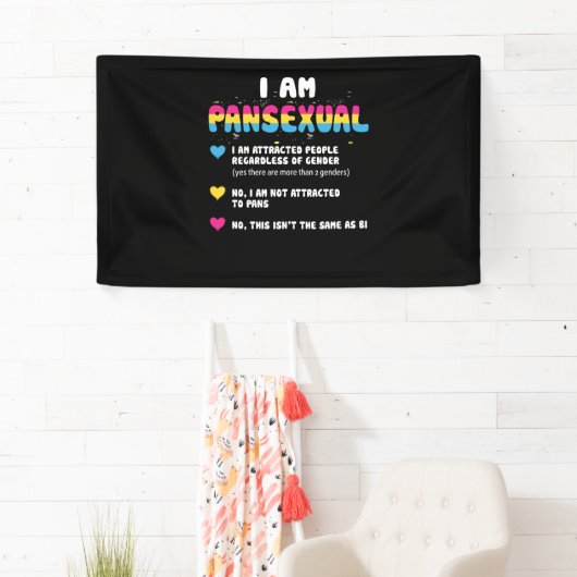 Pansexual Definition - Funny Gay Pride LGBT Banner (Insitu)