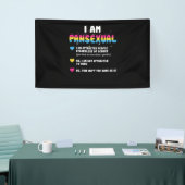 Pansexual Definition - Funny Gay Pride LGBT Banner (Messeveranstaltung)