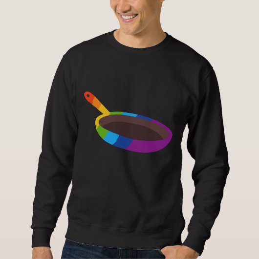 Pansexual Equal Right LGBT Pan Colorbow Sweatshirt (Vorderseite)