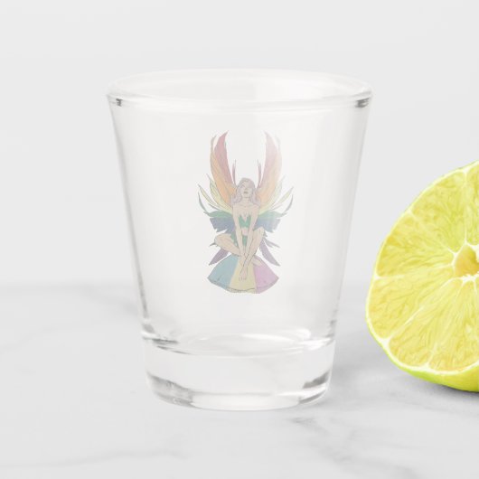Pansexual Faerie Schnapsglas (Rückseite)