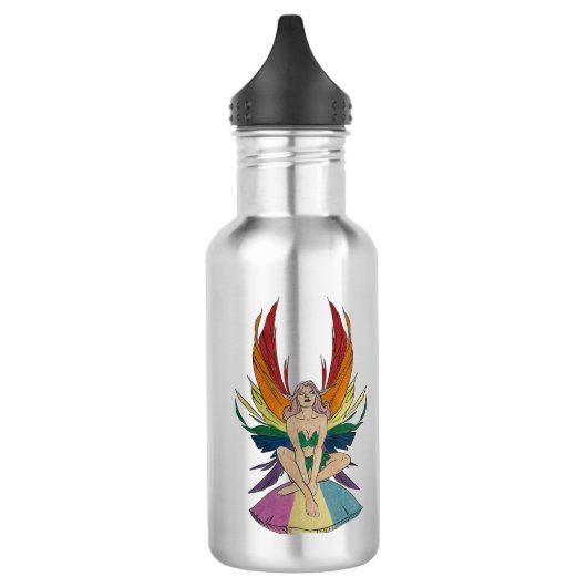 Pansexual-Fee Edelstahlflasche (Links)