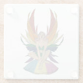 Pansexual-Fee Glasuntersetzer (Rückseite)