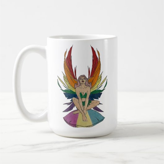 Pansexual-Fee Kaffeetasse (Links)