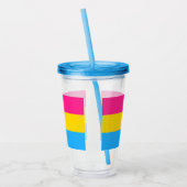 Pansexual Flag Acryltrinkbecher (Links)