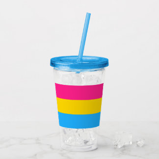 Pansexual Flag Acryltrinkbecher