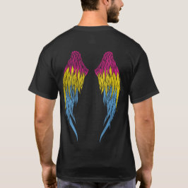 Pansexual Flag - Angel Wings T-Shirt