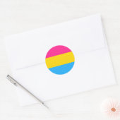 Pansexual Flag Aufkleber, Prix Community / Geschle Runder Aufkleber (Umschlag)