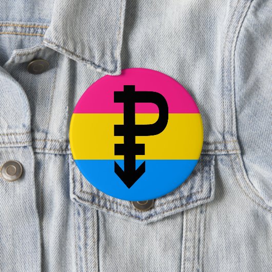 Pansexual Flag Button (Beispiel)