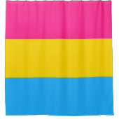 Pansexual Flag Duschvorhang (Vorderseite)