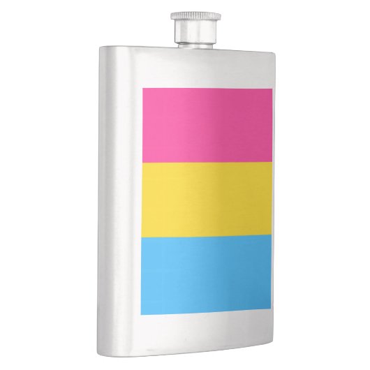 Pansexual Flag Flachmann (Rechts)