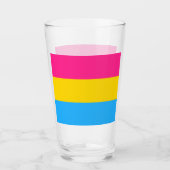 Pansexual Flag Glas (Vorderseite)