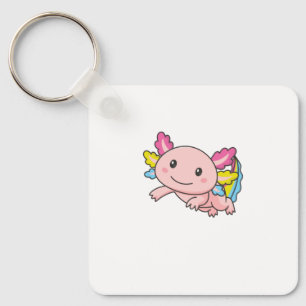 Pansexual Flag June Pride Lgbtq Axolotl Schlüsselanhänger
