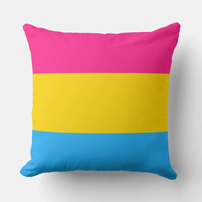 Pansexual Flag Kissen (Vorderseite)