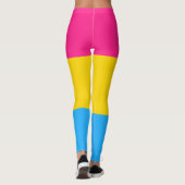 Pansexual Flag Leggings (Rückseite)