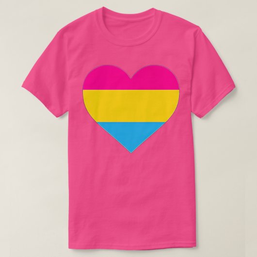 Pansexual Flag LGB Liebe Heftpocket Print T-Shirt (Design vorne)