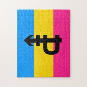 PANSEXUAL FLAG ORIGINAL -.png Puzzle