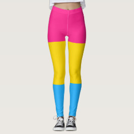 Pansexual Flag Pink Yellow Blue Streifen LGBT Leggings