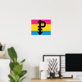 Pansexual Flag Poster (Heimbüro)