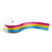 Pansexual Flag & Pride Community/Geschlechterflagg Satinband (Spule)