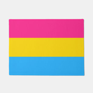 Pansexual Flag & Pride Community House matt / LGBT Fußmatte