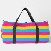 Pansexual Flag Print Cut Nähtasche Duffle Bag (Vorderseite)