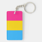Pansexual Flag Schlüsselanhänger (Rückseite)