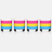 Pansexual Flag Whiskyglas (Hinten)