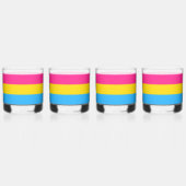 Pansexual Flag Whiskyglas (Links)