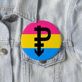 Pansexual Flagge Button (Beispiel)