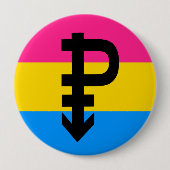 Pansexual Flagge Button (Vorderseite)