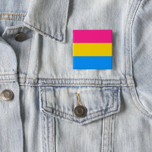 Pansexual Flagge Button (Beispiel)