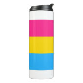pansexual Flagge Thermosbecher (Nach links gedreht)