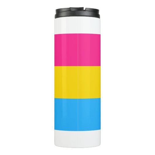 pansexual Flagge Thermosbecher (Rückseite)