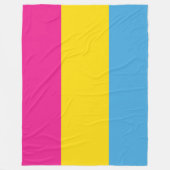 Pansexual Flaggen-Fleece-Decken Fleecedecke (Vorderseite)