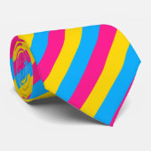 Pansexual Flaggen-Hals-Krawatte Krawatte (Gerollt)