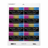 Pansexual Gay Pride Flag Colors Glitzer Glitzern (Vorne)