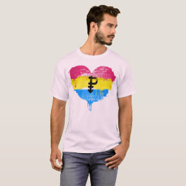 PANSEXUAL HERZ - PANSEXUAL LIEBE - SYMBOL - T-Shirt