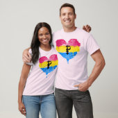 PANSEXUAL HERZ - PANSEXUAL LIEBE - SYMBOL - T-Shirt (Unisex)