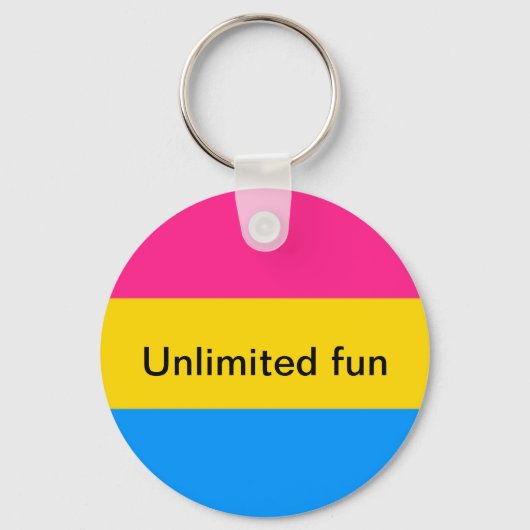 Pansexual key chain schlüsselanhänger (Vorderseite)