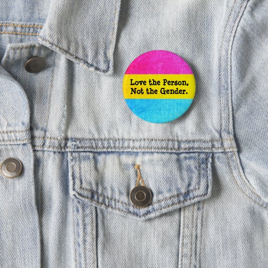 Pansexual Knopf Button (Beispiel)