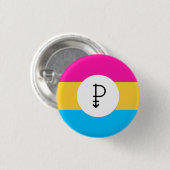 Pansexual Knopf Button (Vorne & Hinten)