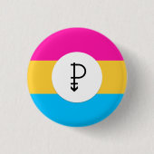 Pansexual Knopf Button (Vorderseite)