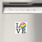Pansexual Liebe Lächeln Flag Magnet (In Situ (Geschirrspüler))
