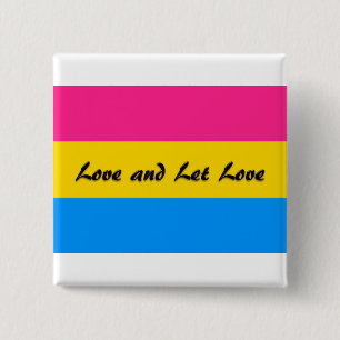 Pansexual: Liebe und gelassene Liebe Button