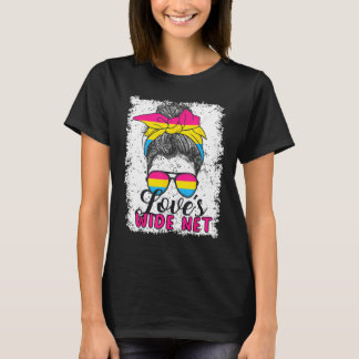 Pansexual Love s Wide Net Pansexual Flag T-Shirt