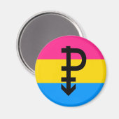 Pansexual Magnet (Vorderseite/Rückseite)