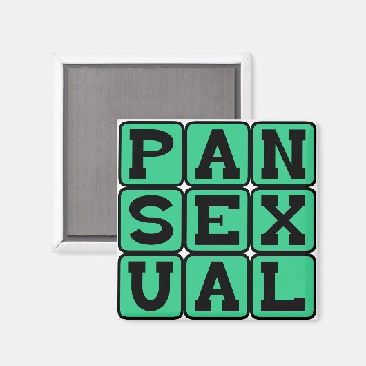 Pansexual, Omnexual Magnet (Vorderseite/Rückseite)