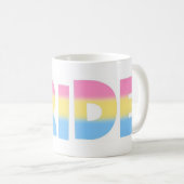 Pansexual/Omnisexual Stolz Kaffeetasse (VorderseiteRechts)