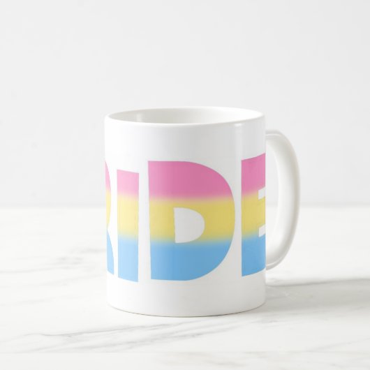 Pansexual/Omnisexual Stolz Kaffeetasse (VorderseiteRechts)
